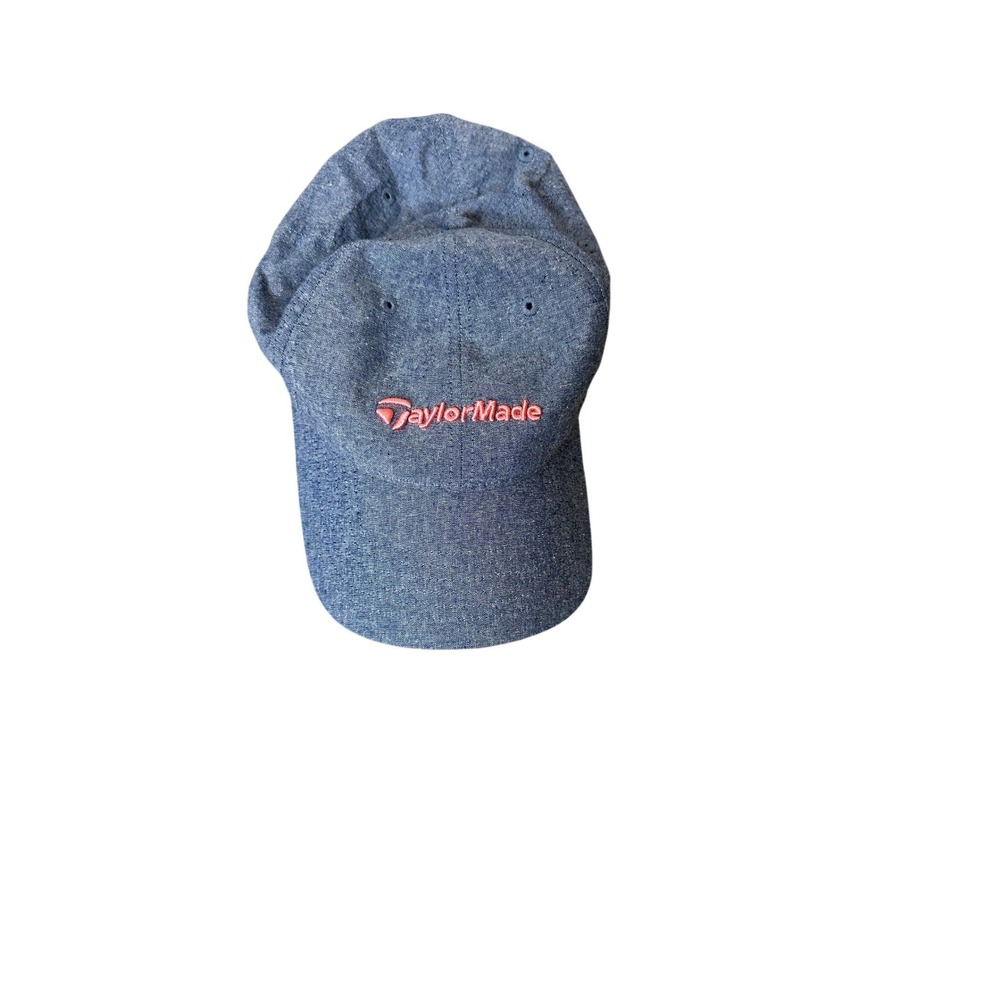 TaylorMade Golf‎ Cap Hat Blue Chambray Adjustable